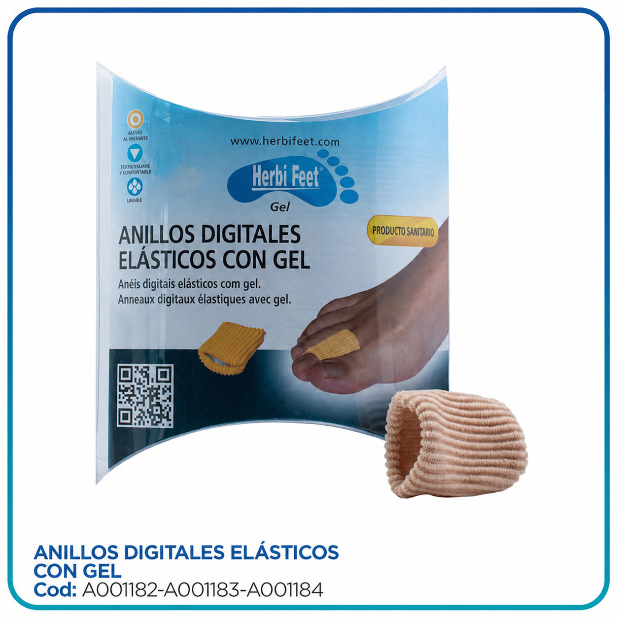 Anillos elásticos con gel